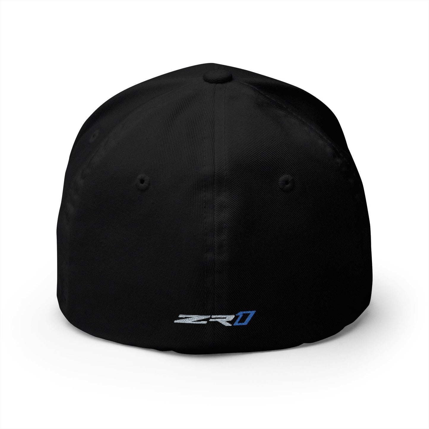 Corvette ZR1 Baseball Cap, Flexfit Hat, Stretchy Band, Black Hat, Corvette Gear, Embroidery