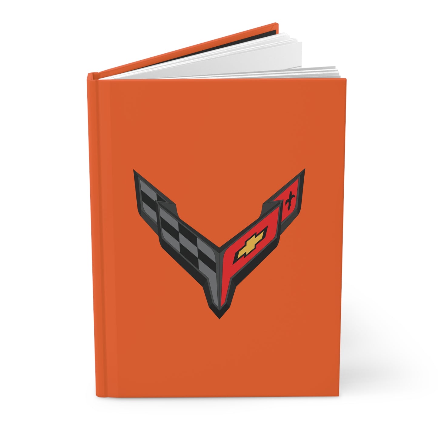 Corvette C8 Hardcover Journal, Writing Notebook, Lined Pages, Daily Journal, Motivational Diary, Notepad, C8 Logo