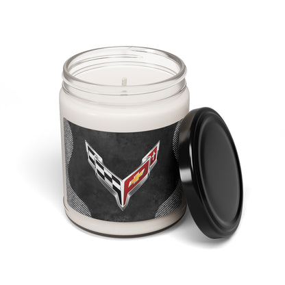 Corvette C8 Logo Scented Soy Candle, 10 Options for Scent, Home Décor, Gifts for Him, Man Cave Candles, Gifts for Car Girls, Corvette Swag