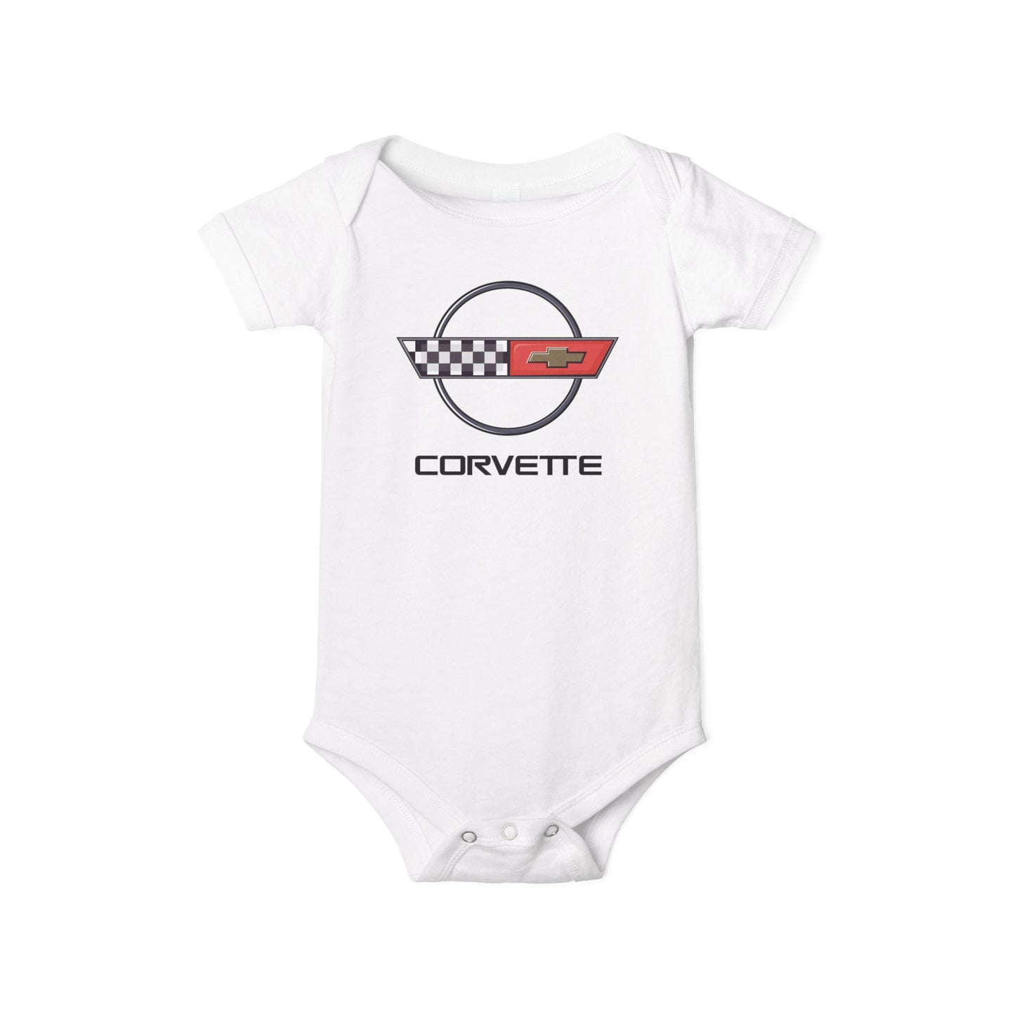 Corvette C4 Baby Onesie, Baby Clothing, Baby Shower Gift, Bella and Canvas Brand, Soft Fabric, Infant Clothes