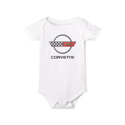 Corvette C4 Baby Onesie, Baby Clothing, Baby Shower Gift, Bella and Canvas Brand, Soft Fabric, Infant Clothes
