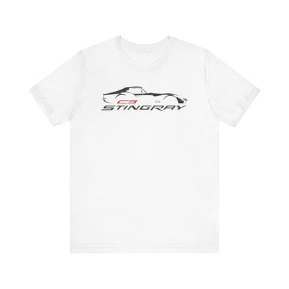 Corvette C3 Stingray Custom T-Shirt, Bella+Canvas T-Shirt, Unisex, Corvette Apparel, Graphic Tee, Soft T-Shirt, Stingray Logo
