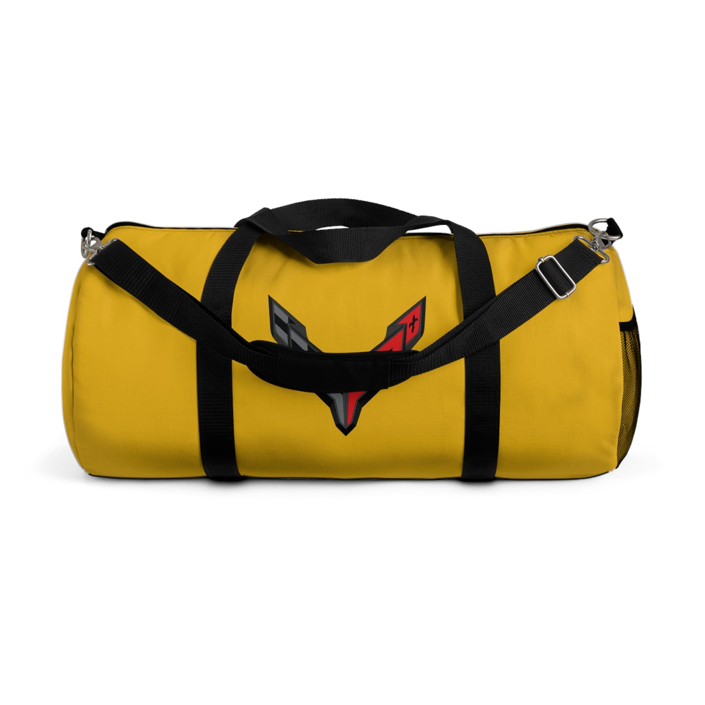 Gold Corvette Duffel Bag, C8 Logo, Gym Bag, Travel Bag, Gifts for Car Guys, Gifts for Car Girls, Corvette Merch, Overnight Duffel