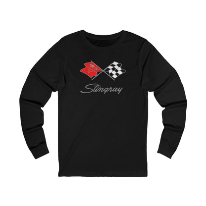 Unisex Corvette C3 Long Sleeve Tee, Graphic T-Shirt, Gift for Him, Gift for Her, Bella+Canvas, Soft Shirt