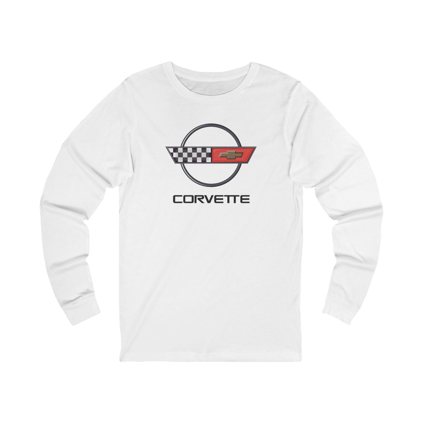 Unisex Corvette C4 Long Sleeve Tee, Graphic T-Shirt, Gift for Him, Gift for Her, Bella+Canvas, Soft Shirt