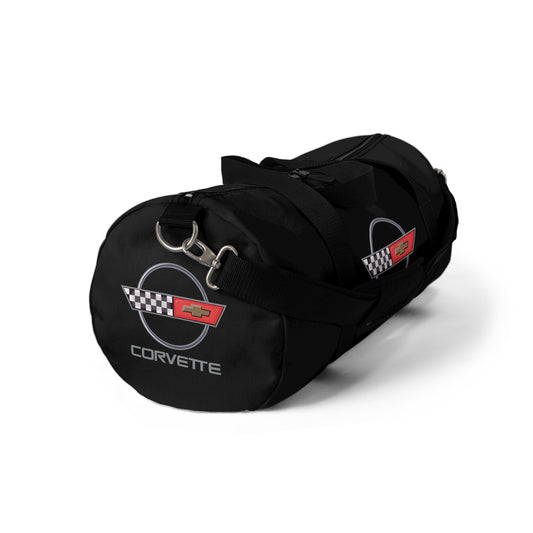 Corvette C4 Duffel Bag, C4 Logo, Gym Bag, Travel Bag, Gifts for Car Guys, Gifts for Car Girls, Corvette Merch, Overnight Duffel