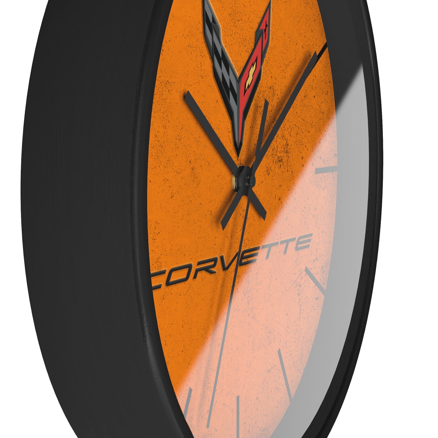 Corvette C8 Wall Clock, Racing Home Decor, Gift for Him, Man Cave Clock, Corvette Merchandise, Mancave Gift, Clocks