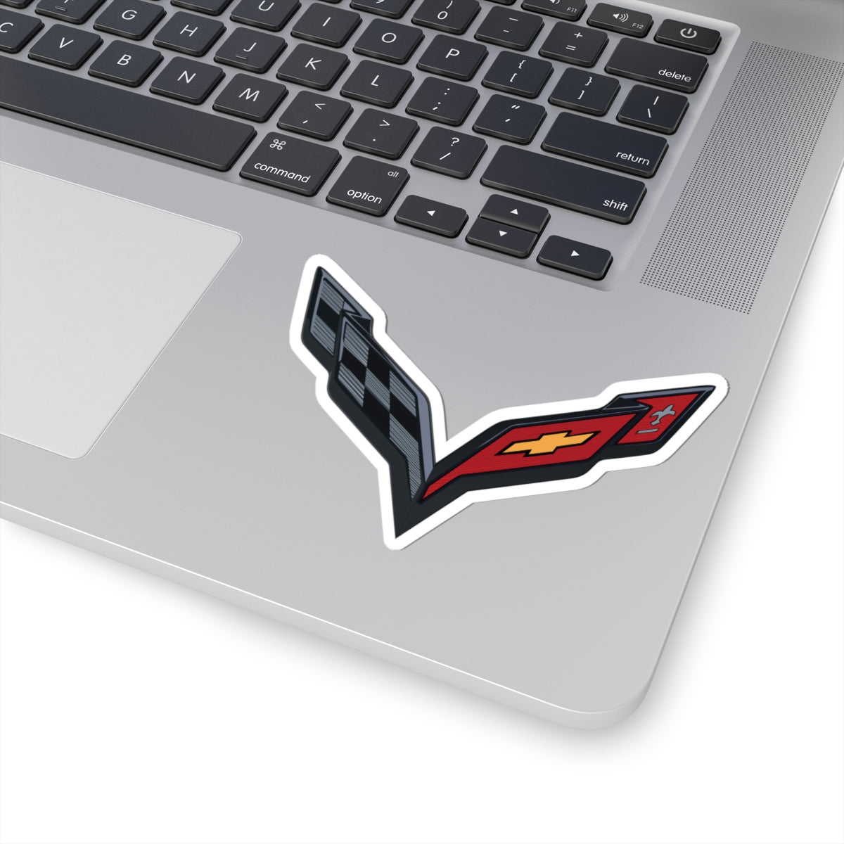 Corvette C7 Kiss-Cut Stickers, Corvette Decals, Gift for Her, Gift for Him, Custom Vehicle Decor, Strong Adhesive, White or Transparent