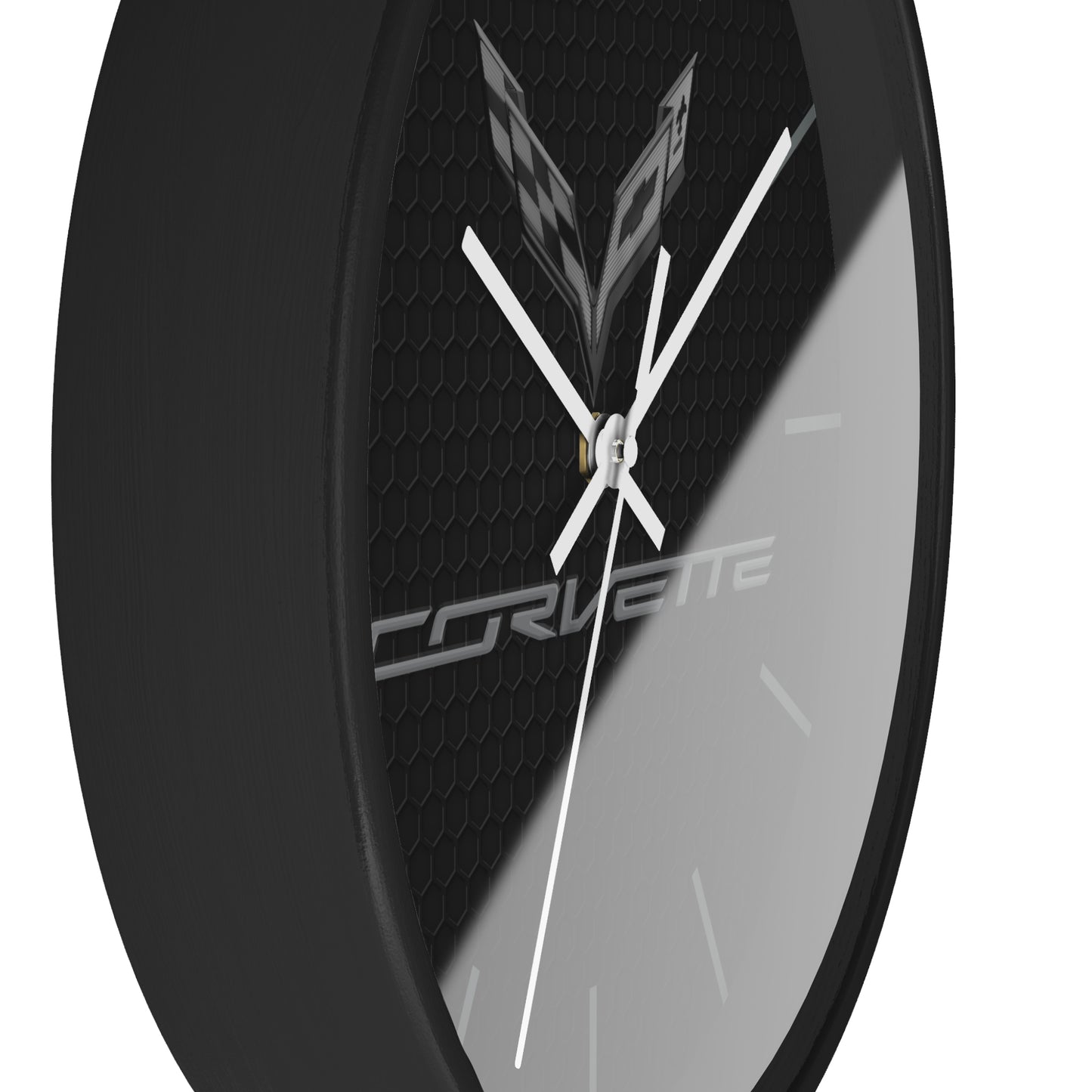 Corvette C7 Wall Clock, Racing Home Decor, Gift for Him, Man Cave Clock, Corvette Merchandise, Mancave Gift, Clocks