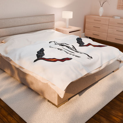 Corvette C7 Blanket, C7 Logo, Soft Blankets, Corvette Logo, Velveteen Blanket, Car Guy Gifts, Car Girl Gifts