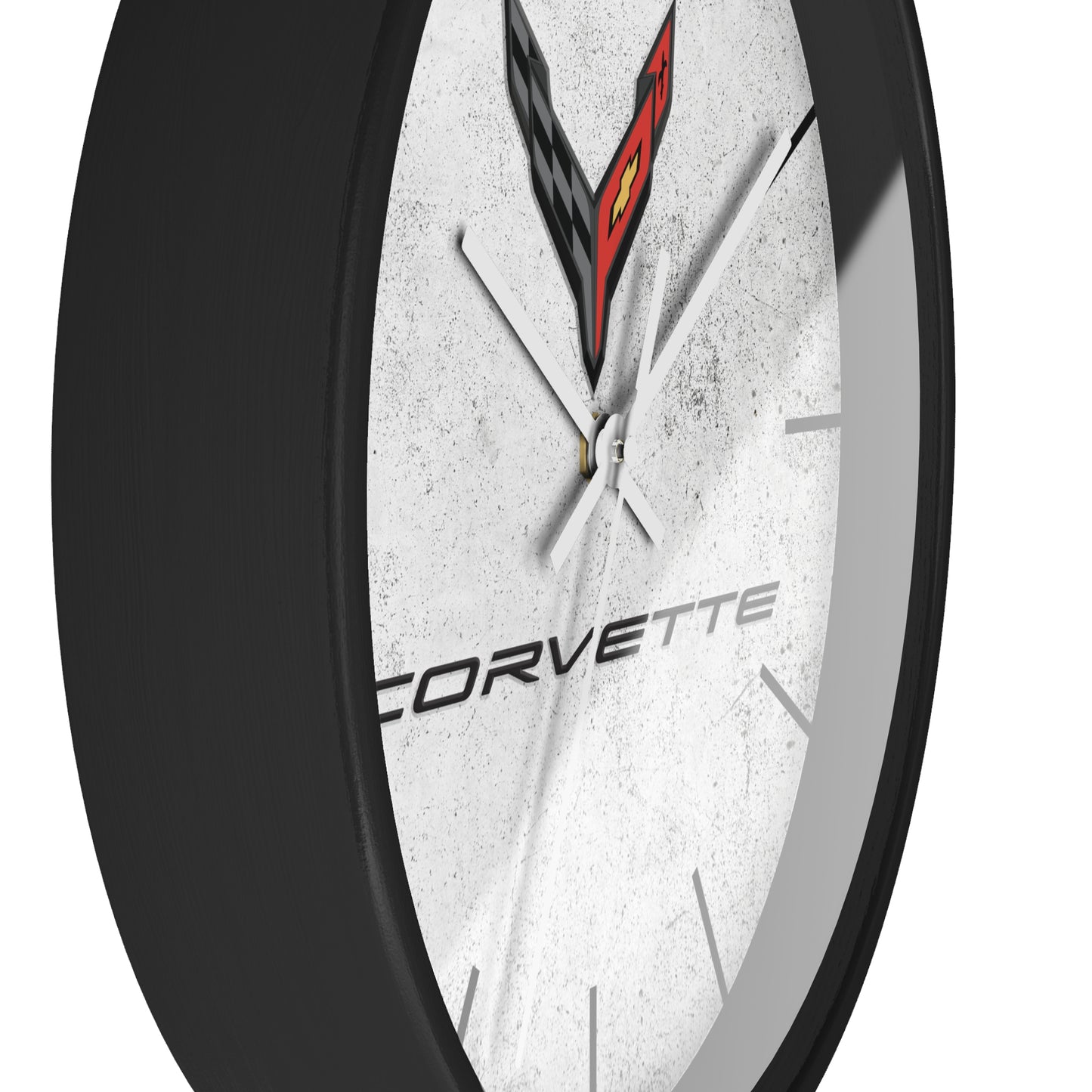 Corvette C8 Wall Clock, Racing Home Decor, Gift for Him, Man Cave Clock, Corvette Merchandise, Mancave Gift, Clocks