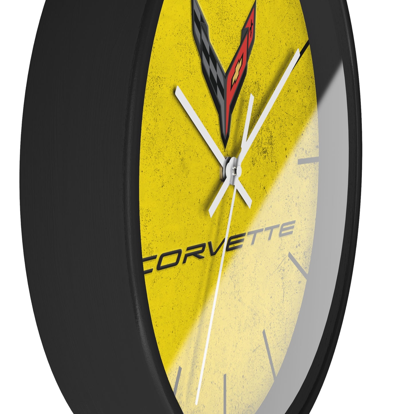 Corvette C8 Wall Clock, Racing Home Decor, Gift for Him, Man Cave Clock, Corvette Merchandise, Mancave Gift, Clocks