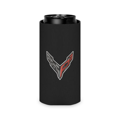 Corvette C8 Can Coozie, Regular and Slim, Beer and Soda Coozie, Race Day Beverage Holder, Car Enthusiast Gift, Party Favor, Tailgate