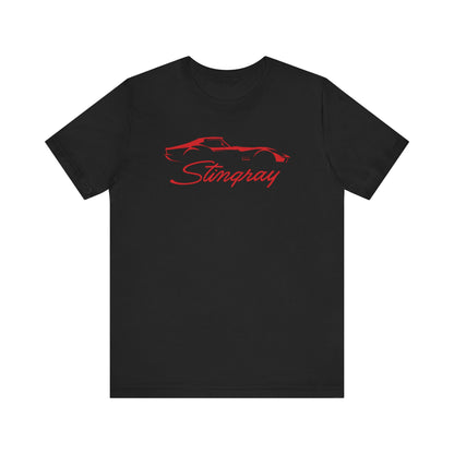 Corvette C3 Stingray Custom Illustrated T-Shirt, Bella and Canvas T-Shirt, Unisex, Corvette Apparel, Graphic Tee, Soft T-Shirt