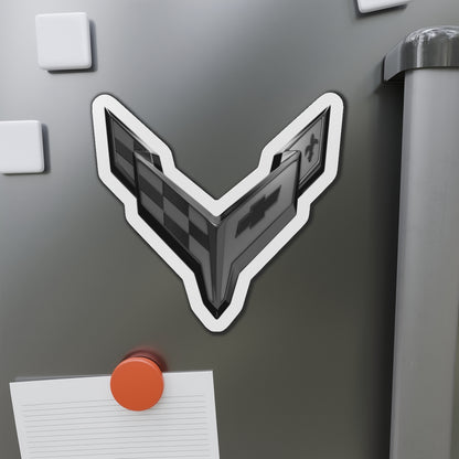 Corvette C8 Die-Cut Magnet, Car Enthusiast Gift, Refrigerator Magnet, Auto Fan Memorabilia, Fridge Magnet, Gift for Him, Gift for Her