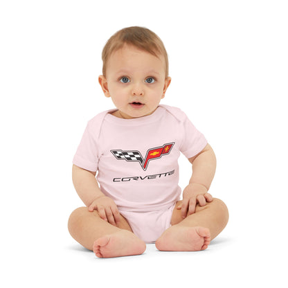 Corvette C6 Baby Onesie, Baby Clothing, Baby Shower Gift, Bella and Canvas Brand, Soft Fabric, Infant Clothes