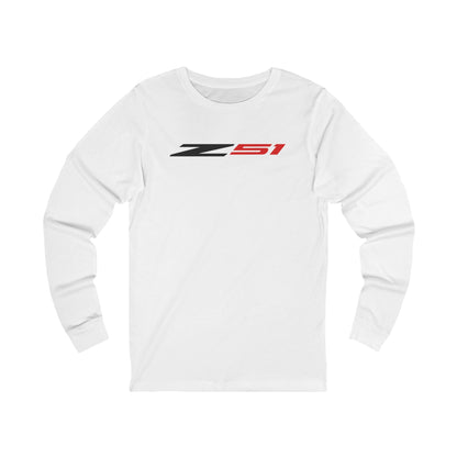 Unisex Corvette Z51 Long Sleeve Tee, Graphic T-Shirt, Gift for Him, Gift for Her, Bella+Canvas, Soft Shirt