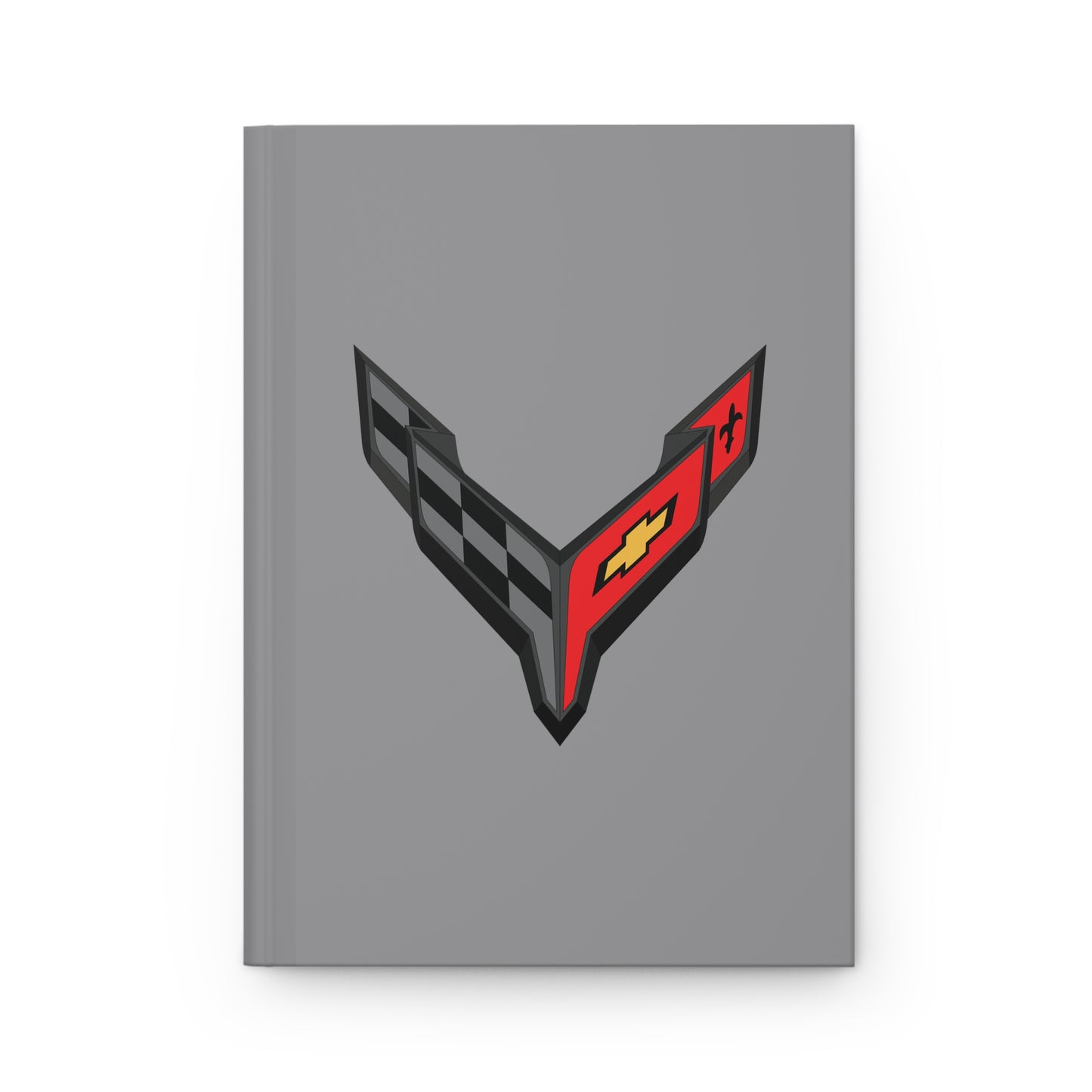 Corvette C8 Hardcover Journal, Writing Notebook, Lined Pages, Daily Journal, Motivational Diary, Notepad, C8 Logo