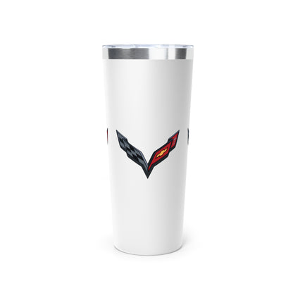 Corvette Tumbler, Stainless Steel Tumbler, 22oz., Insulated, Corvette Accessories, Dishwasher Safe, Gifts for Car Guys, Gifts for Car Girls