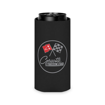 Corvette C2 Can Coozie, Regular and Slim, Beer and Soda Coozie, Race Day Beverage Holder, Car Enthusiast Gift, Party Favor, Tailgate