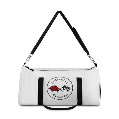 Corvette Duffel Bag, C1 Logo, Gym Bag, Travel Bag, Gifts for Car Guys, Gifts for Car Girls, Corvette Merch, Overnight Duffel