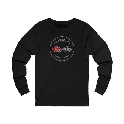 Unisex Corvette C1 Long Sleeve Tee, Graphic T-Shirt, Gift for Him, Gift for Her, Bella+Canvas, Soft Shirt