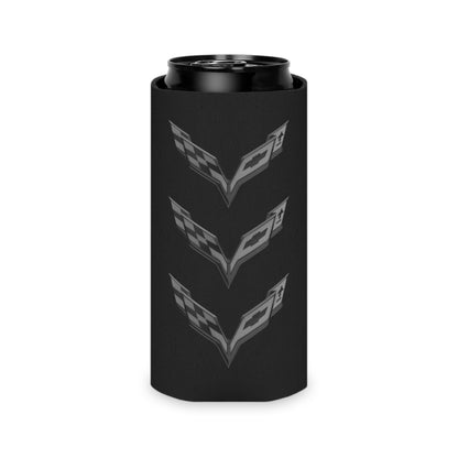 Corvette C7 Can Coozie, Regular and Slim, Beer and Soda Coozie, Race Day Beverage Holder, Car Enthusiast Gift, Party Favor, Tailgate