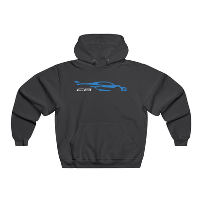 Corvette C8 Hoodie, Corvette Sweatshirt, Gifts for Car Guys, Gifts for Car Girls, JERZEES® NuBlend®, Pullover, Unisex, Hoody