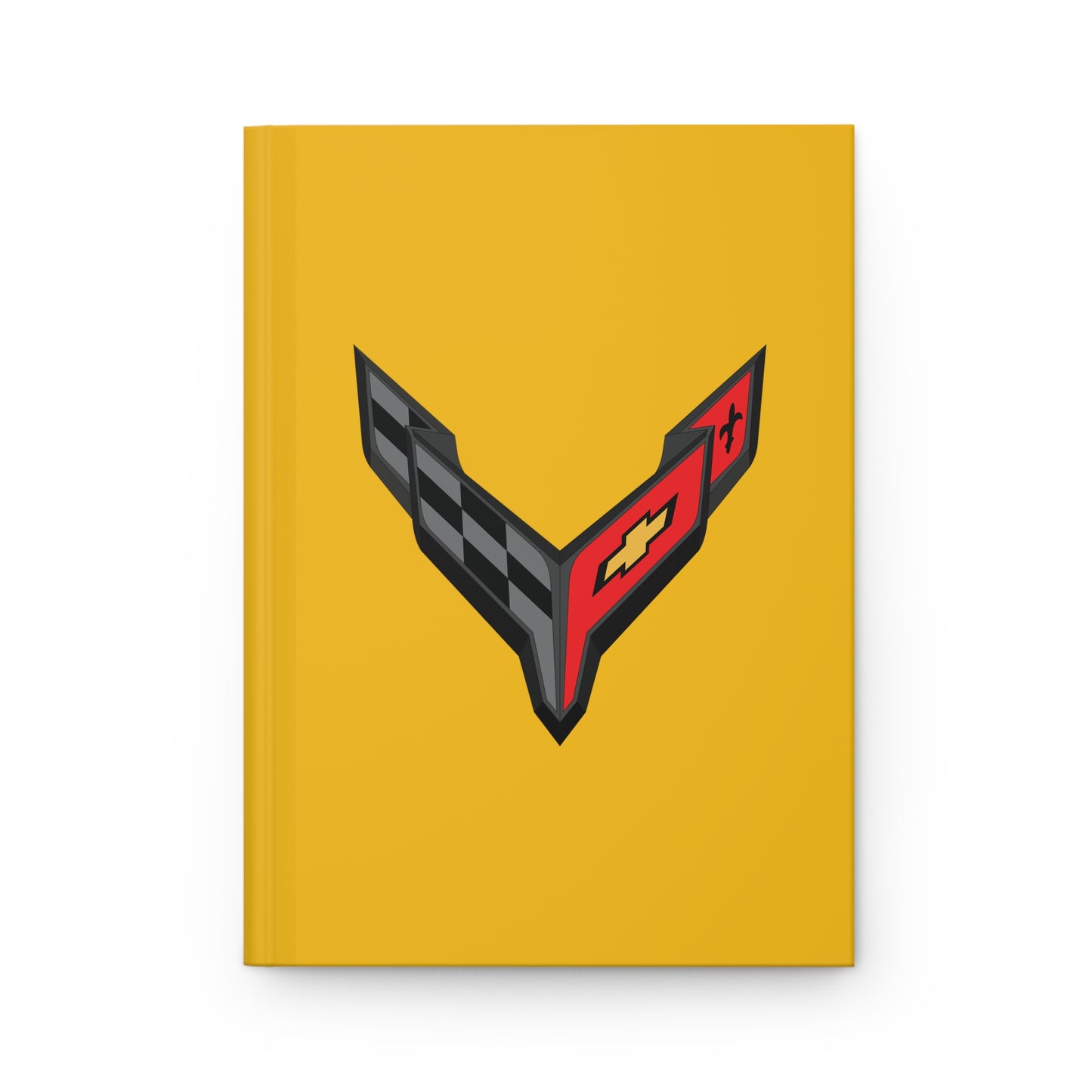 Corvette C8 Hardcover Journal, Writing Notebook, Lined Pages, Daily Journal, Motivational Diary, Notepad, C8 Logo