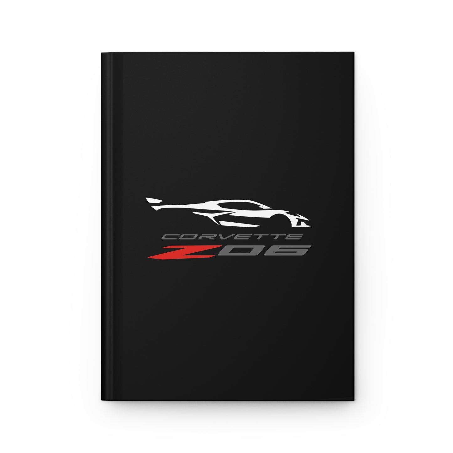 Corvette Z06 Hardcover Journal, Writing Notebook, Lined Pages, Daily Journal, Motivational Diary, Notepad, Z06 logo