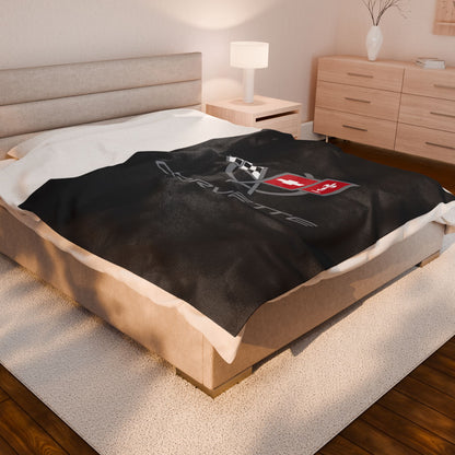 Corvette C5 Blanket, C5 Logo, Soft Blankets, Corvette Logo, Velveteen Blanket, Car Guy Gifts, Car Girl Gifts