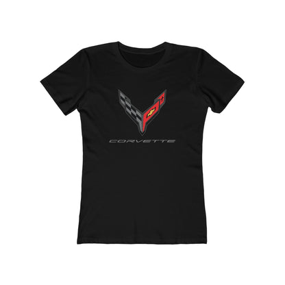 Corvette Womens C8 T-Shirt, C8 Logo, Soft Next Level brand T-Shirt, Corvette Apparel, Graphic Tee, Unisex T-Shirt, Raceday Gear