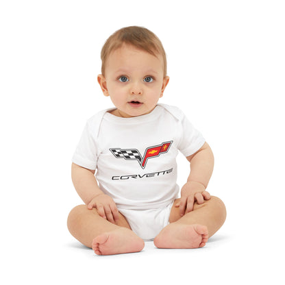 Corvette C6 Baby Onesie, Baby Clothing, Baby Shower Gift, Bella and Canvas Brand, Soft Fabric, Infant Clothes
