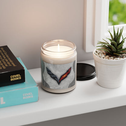 Corvette C7 Logo Scented Soy Candle, 10 Options for Scent, Home Décor, Gifts for Him, Man Cave Candles, Gifts for Car Girls, Corvette Swag
