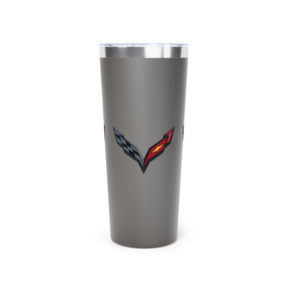 Corvette Tumbler, Stainless Steel Tumbler, 22oz., Insulated, Corvette Accessories, Dishwasher Safe, Gifts for Car Guys, Gifts for Car Girls