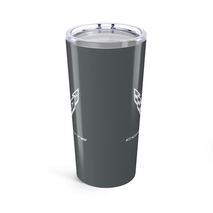 Corvette Tumbler, Stainless Steel Tumbler, Insulated, Corvette Accessories, Dishwasher Safe, Gifts for Car Guys and Car Girls, C8 Logo