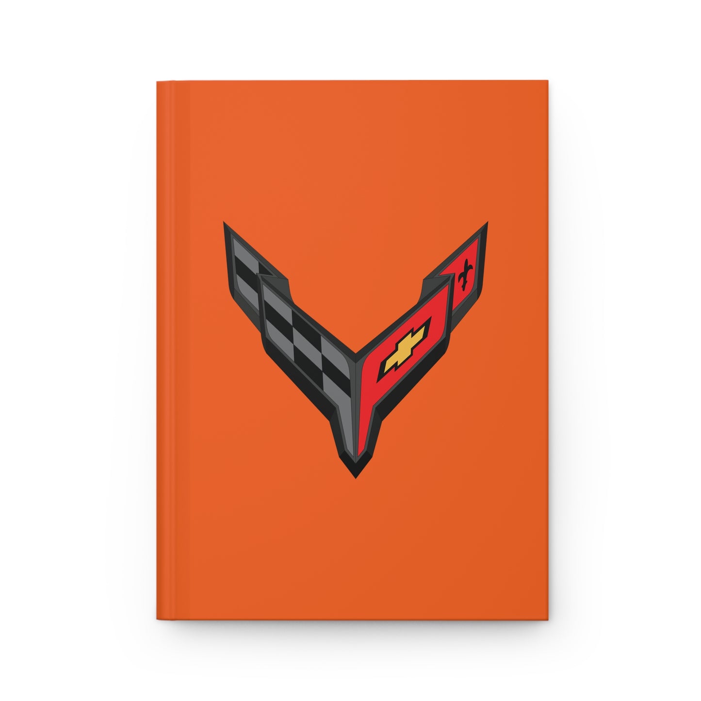 Corvette C8 Hardcover Journal, Writing Notebook, Lined Pages, Daily Journal, Motivational Diary, Notepad, C8 Logo