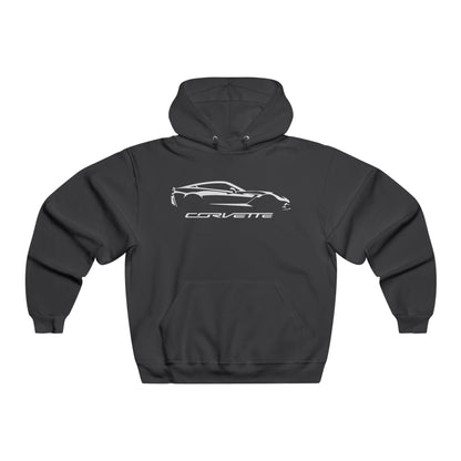 Corvette C7 Hoodie, Corvette Sweatshirt, Gifts for Car Guys, Gifts for Car Girls, JERZEES® NuBlend®, Pullover, Unisex, Hoody