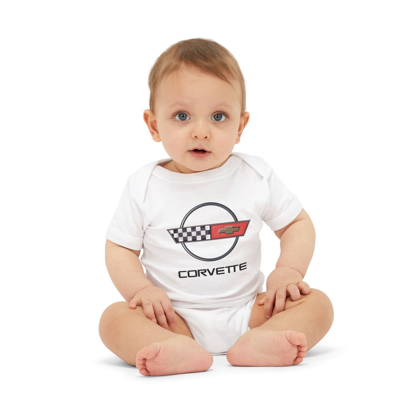 Corvette C4 Baby Onesie, Baby Clothing, Baby Shower Gift, Bella and Canvas Brand, Soft Fabric, Infant Clothes