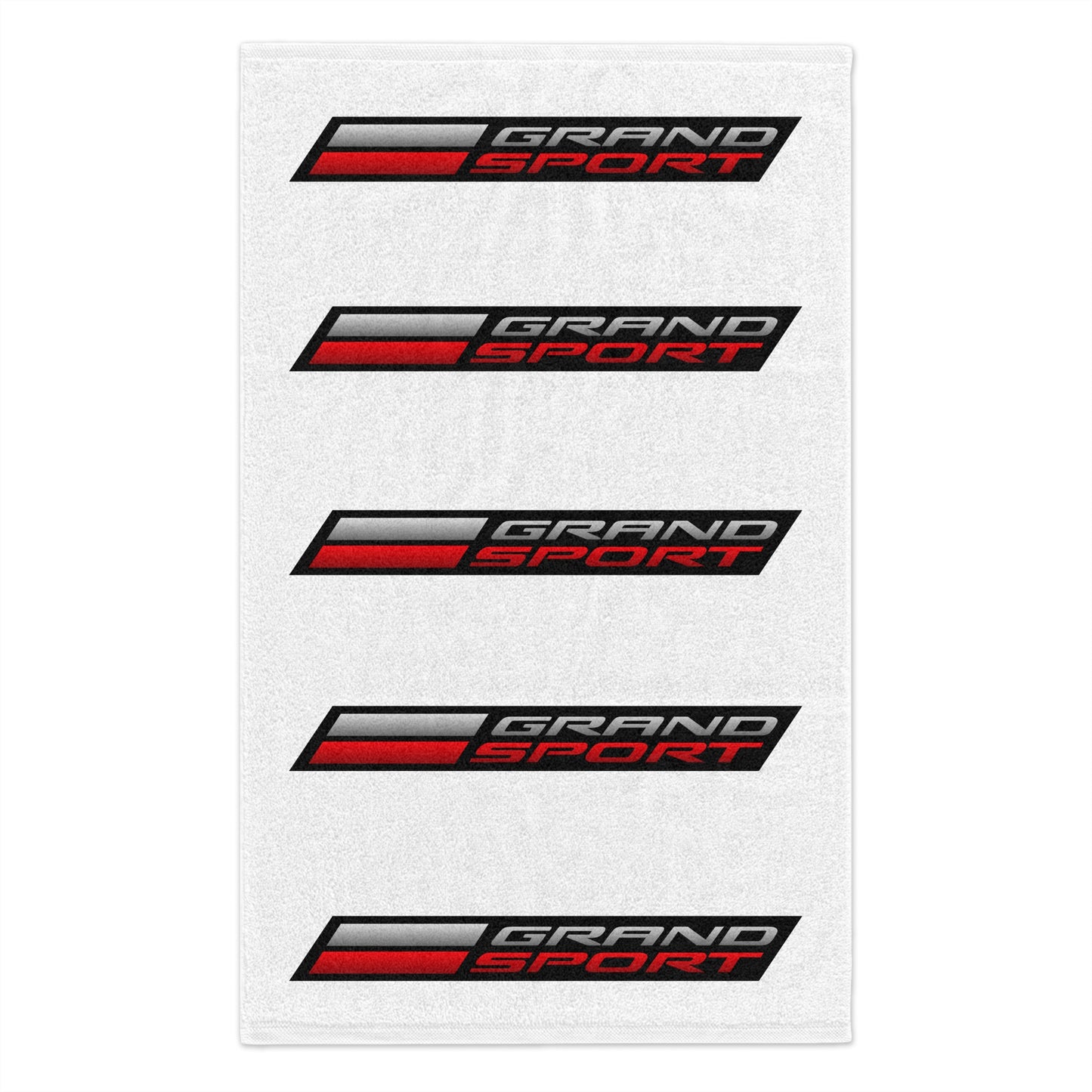 Corvette Grand Sport Beach Towel, Corvette Gifts, Car Enthusiast Towel, Quick-Dry Towel, Corvette Logo, White Towel, Car Guy Gifts