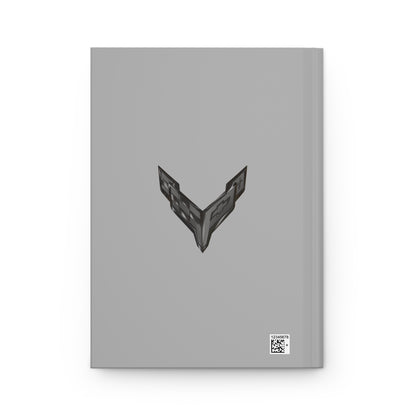 Corvette E-RAY Hardcover Notebook, Daily Journal, Writing Pad, Diary, E-RAY Logo, Lined Notepad, Writing Pad, Corvette Stingray