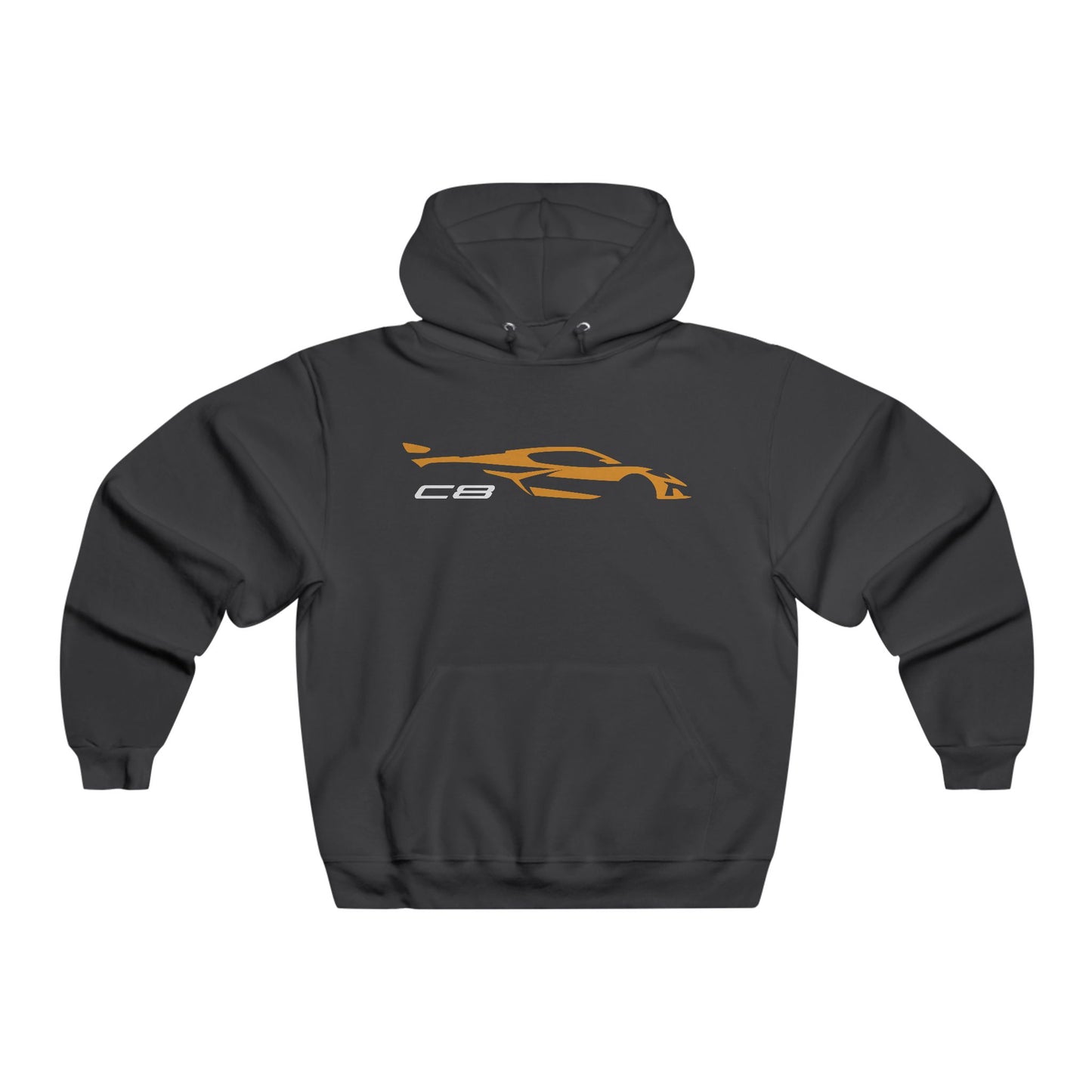 Corvette C8 Hoodie, Corvette Sweatshirt, Gifts for Car Guys, Gifts for Car Girls, JERZEES® NuBlend®, Pullover, Unisex, Hoody