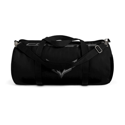 Blackout Corvette Duffel Bag, C7 Logo, Gym Bag, Travel Bag, Gifts for Car Guys, Gifts for Car Girls, Corvette Merch, Overnight Duffel