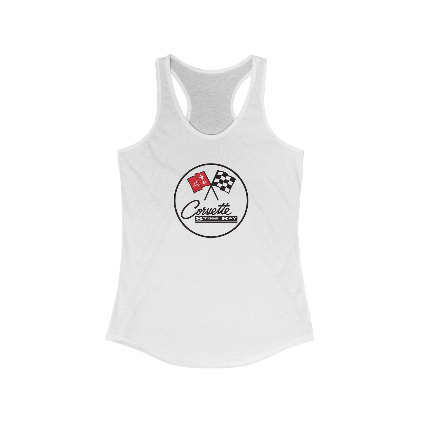 Corvette C2 Women's Racerback Tank Top, Gifts for Car Girls, Summer Top, Fitness Tank, Raceday Gear, Corvette Shirt