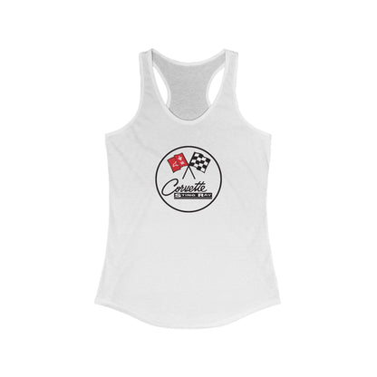 Corvette C2 Women's Racerback Tank Top, Gifts for Car Girls, Summer Top, Fitness Tank, Raceday Gear, Corvette Shirt