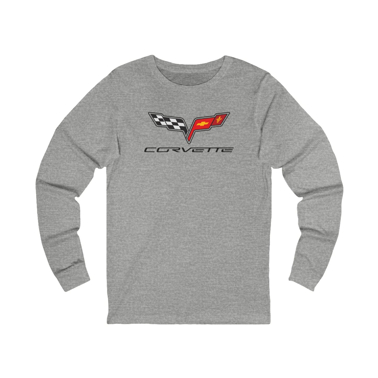 Unisex Corvette C6 Long Sleeve Tee, Graphic T-Shirt, Gift for Him, Gift for Her, Bella+Canvas, Soft Shirt