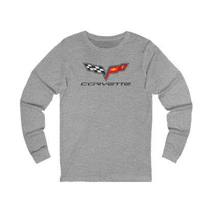 Unisex Corvette C6 Long Sleeve Tee, Graphic T-Shirt, Gift for Him, Gift for Her, Bella+Canvas, Soft Shirt