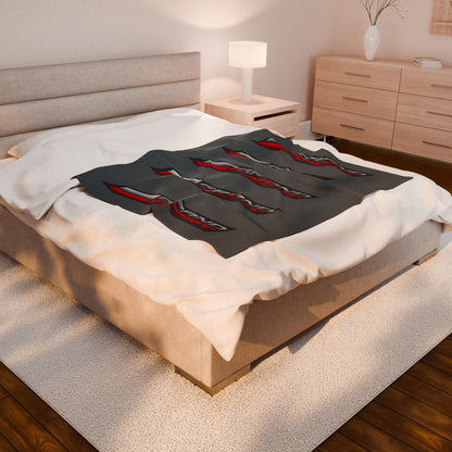 Corvette Grand Sport Blanket, Grand Sport Corvette Gifts, Soft Blankets, Corvette Logo, Velveteen Blanket, Car Guy Gifts, Car Girl Gifts