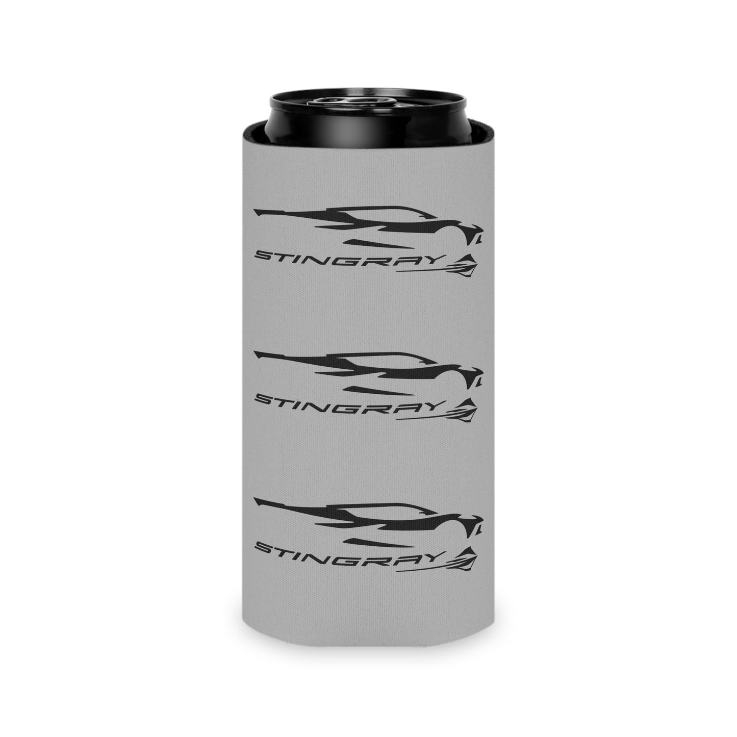 Corvette Stingray Can Coozie, Regular or Slim, Beer and Soda Coozie, Race Day Beverage Holder, Car Enthusiast Gift, Party Favor, Tailgate