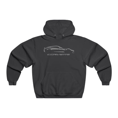 Corvette C7 Hoodie, Corvette Sweatshirt, Gifts for Car Guys, Gifts for Car Girls, JERZEES® NuBlend®, Pullover, Unisex, Hoody